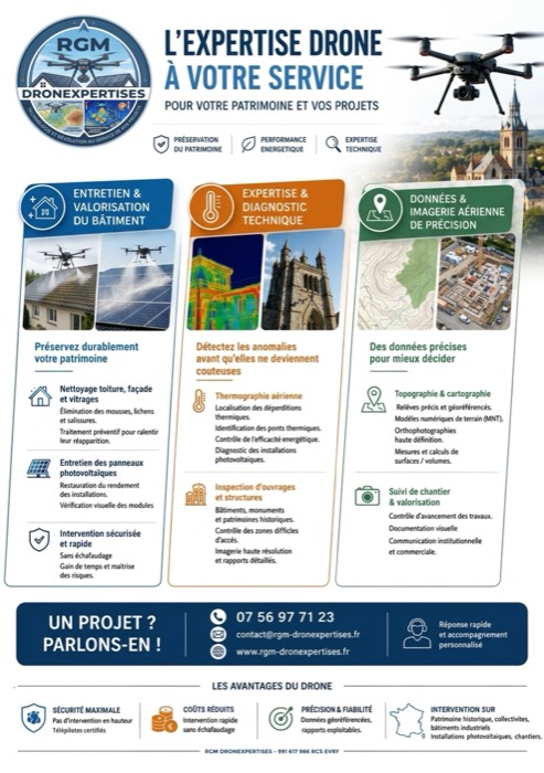 Thermographie aérienne RGM Dronexpertises